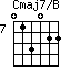 Cmaj7/B=013022_7