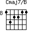 Cmaj7/B=132211_8