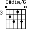 C#dim/G=023130_3