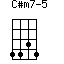 C#m7-5=4434_1