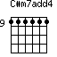 C#m7add4=111111_9