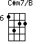 C#m7/B=1322_6