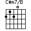 C#m7/B=2120_1