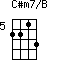 C#m7/B=2213_5