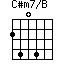 C#m7/B=2404_1