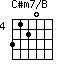 C#m7/B=3120_4