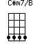 C#m7/B=4444_1