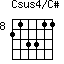 Csus4/C#=213311_8