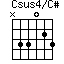 Csus4/C#=N33023_1