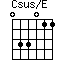 Csus/E=033011_1