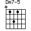 Dm7-5=0131_1