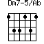Dm7-5/Ab=133131_1