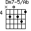 Dm7-5/Ab=N20231_4
