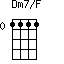 Dm7/F=1111_0