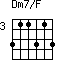 Dm7/F=311313_3