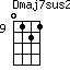 Dmaj7sus2=0121_9