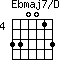 Ebmaj7/D=330013_4