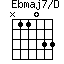 Ebmaj7/D=N11033_1
