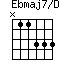 Ebmaj7/D=N11333_1