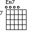 Em7=0000_7