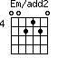Em/add2=002120_4