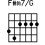 F#m7/G=342222_1