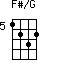 F#/G=1232_5