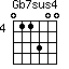 Gb7sus4=011300_4