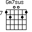 Gm7sus=120021_7