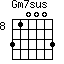 Gm7sus=310003_8