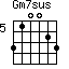Gm7sus=310023_5