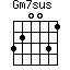 Gm7sus=320031_1