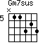 Gm7sus=N11323_5