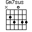Gm7sus=N23033_1
