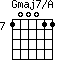 Gmaj7/A=100011_7