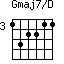 Gmaj7/D=132211_3
