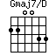 Gmaj7/D=220033_1