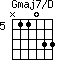 Gmaj7/D=N11033_5