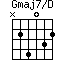 Gmaj7/D=N24032_1