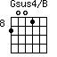 Gsus4/B=2001_8