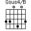 Gsus4/B=330403_1