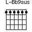 Bb9sus=111111_1