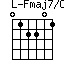 Fmaj7/C=012201_1