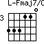 Fmaj7/C=333110_3