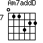 Am7addD=011322_7