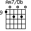 Am7/Db=102020_9