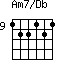 Am7/Db=122121_9