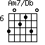 Am7/Db=302130_6