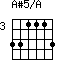 A#5/A=331113_3