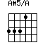 A#5/A=3331_1